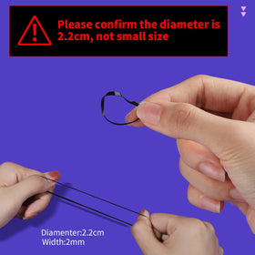 Teenitor bands securing a child’s braid giving tidy, long-lasting hold