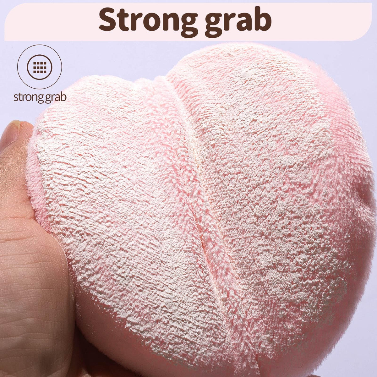 Teenitor powder puff in use applying powder smoothly for quick body refresh