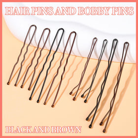 Teenitor pins holding a tidy bun in place demonstrating secure updo support