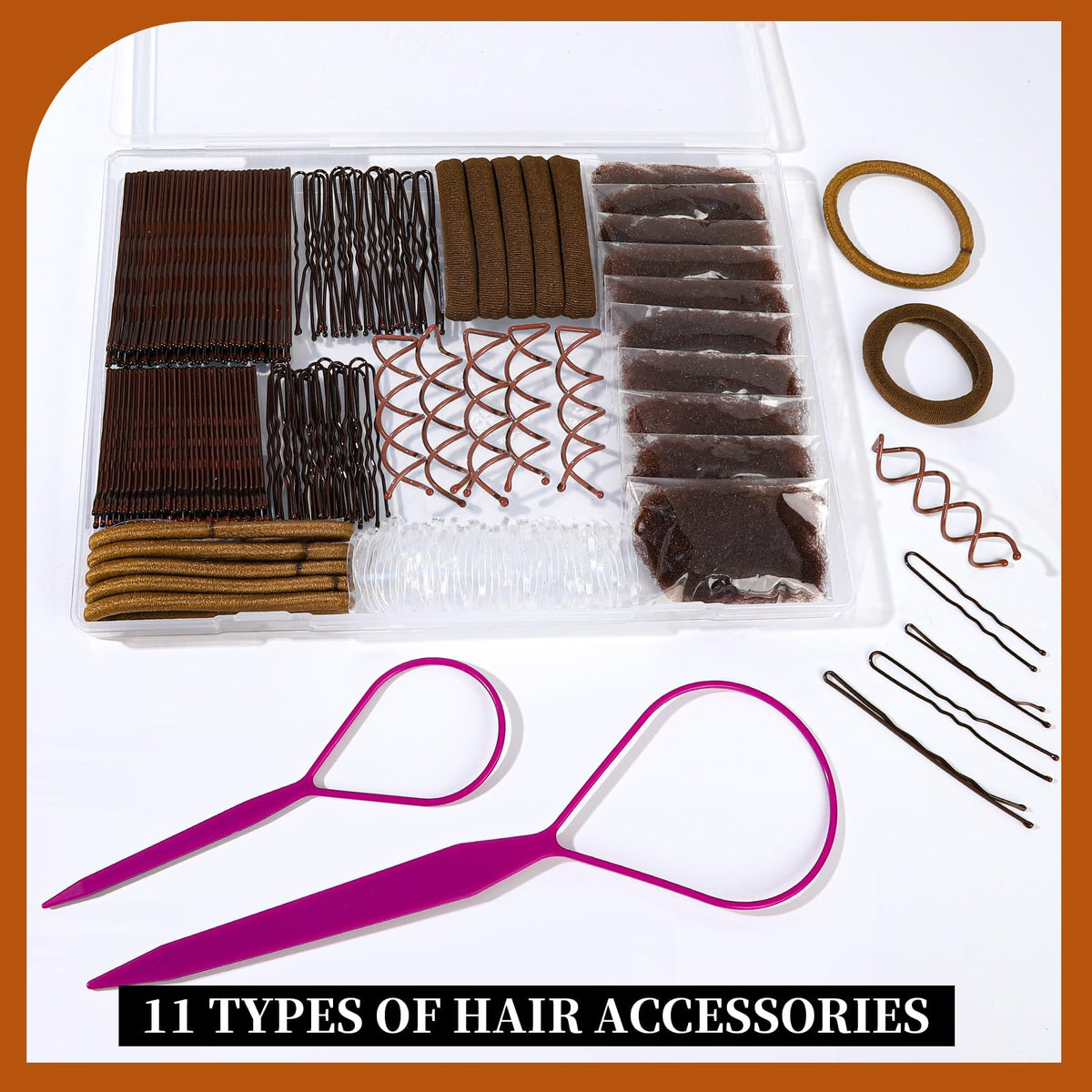 Teenitor lifestyle image of ballet bun secured with pins and net for performance