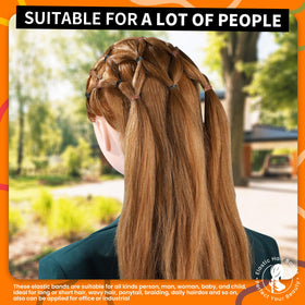 Teenitor used in child braids outdoors showing comfortable, low-pull styling