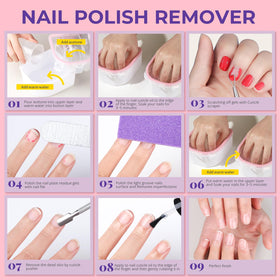 Teenitor lifestyle scene with kit in use for neat, salon-style home manicures
