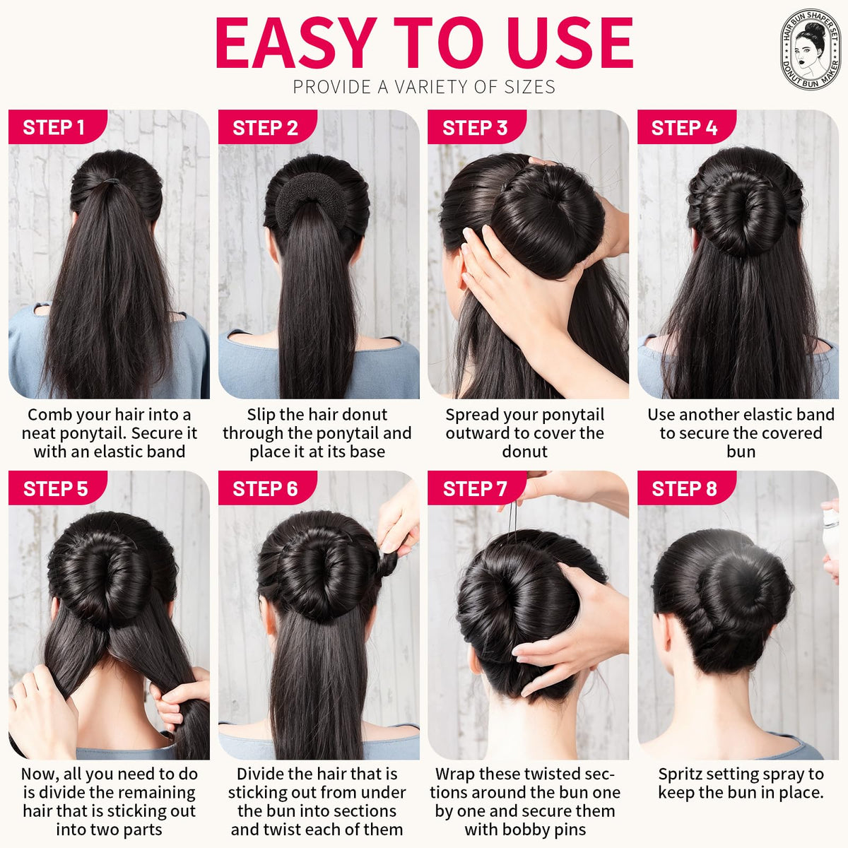 Teenitor lifestyle shot of elegant updo for events and everyday wear