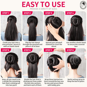 Teenitor lifestyle shot of elegant updo for events and everyday wear