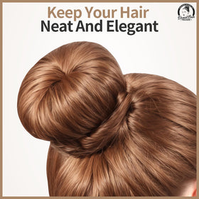 Teenitor lifestyle wedding updo made with donuts providing a polished look