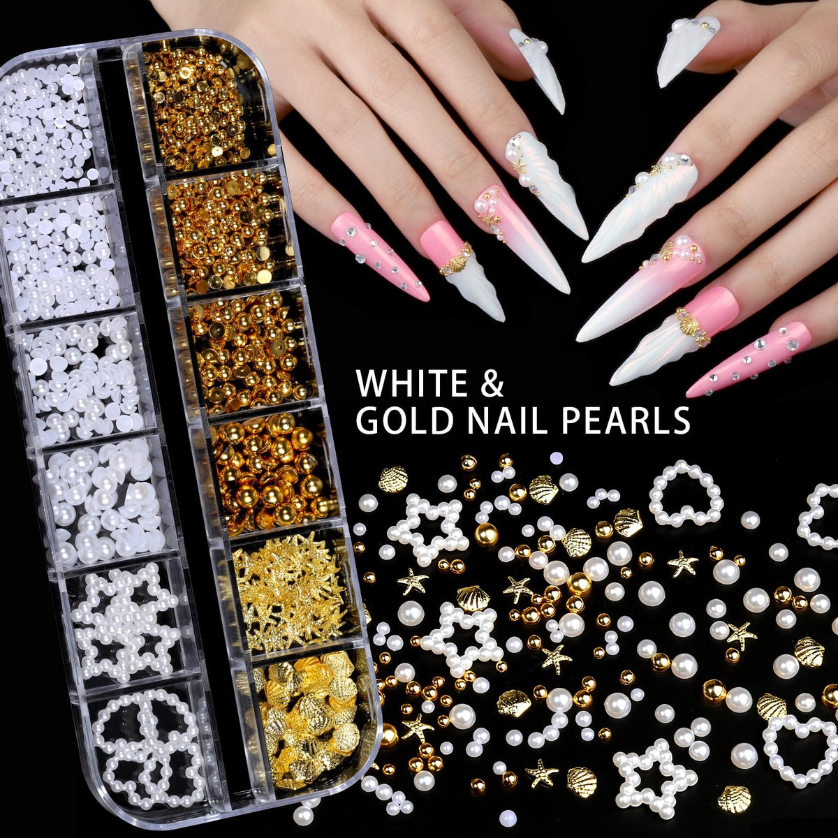 Teenitor magnetic nail stands holding press-on tips for steady painting