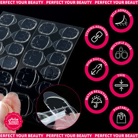 Teenitor magnetic acrylic stand with putty holding a nail tip for painting