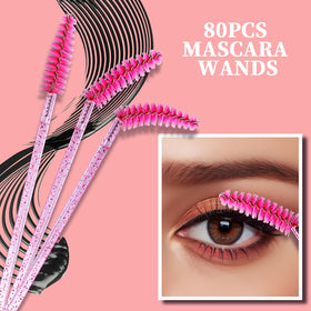 Teenitor mascara wand close-up showing flexible nylon bristles for even application