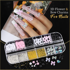 Teenitor metallic pearls and AB rhinestones providing elegant shine