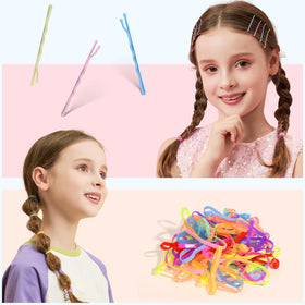 Teenitor mini claw clip in a girl’s hair demonstrating easy quick styling