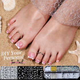 Teenitor nail charms and pearls detail for customizable 3D design benefit