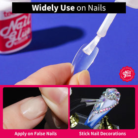 Teenitor kit layout with double-sided file and orange sticks for nail prep