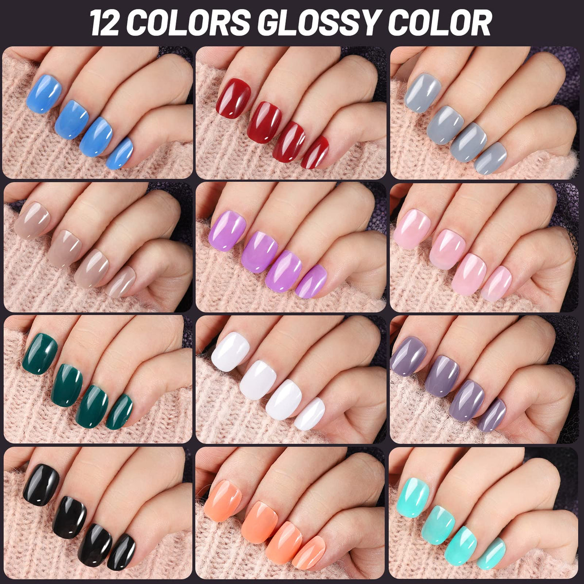 Teenitor numbered nail tips display showing size selection benefit