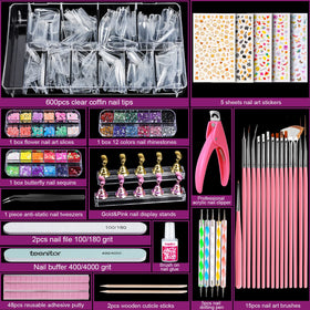 Teenitor magnetic nail stand holding tips for painting and drying without smudges