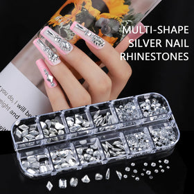 Teenitor rhinestones with reflective facets adding sparkle to nail art designs