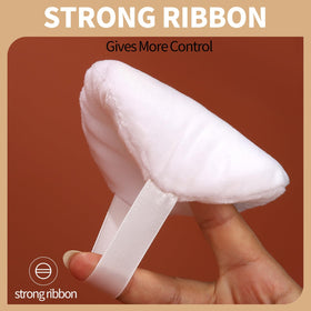 Teenitor ribbon handle detail for secure grip and controlled powder application