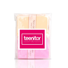 Teenitor sponge beside hand for size comparison and small precision