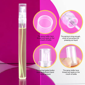 Teenitor bottle beside a ruler illustrating the compact 10ml size for easy portability