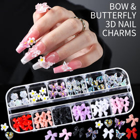 Teenitor silver and AB rhinestones grouped by size showing options for layered shine