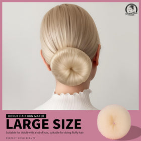 Teenitor donut set size comparison illustrating extra-large to small, volume control benefit