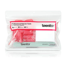 Teenitor kit shown in hand for scale and easy portability