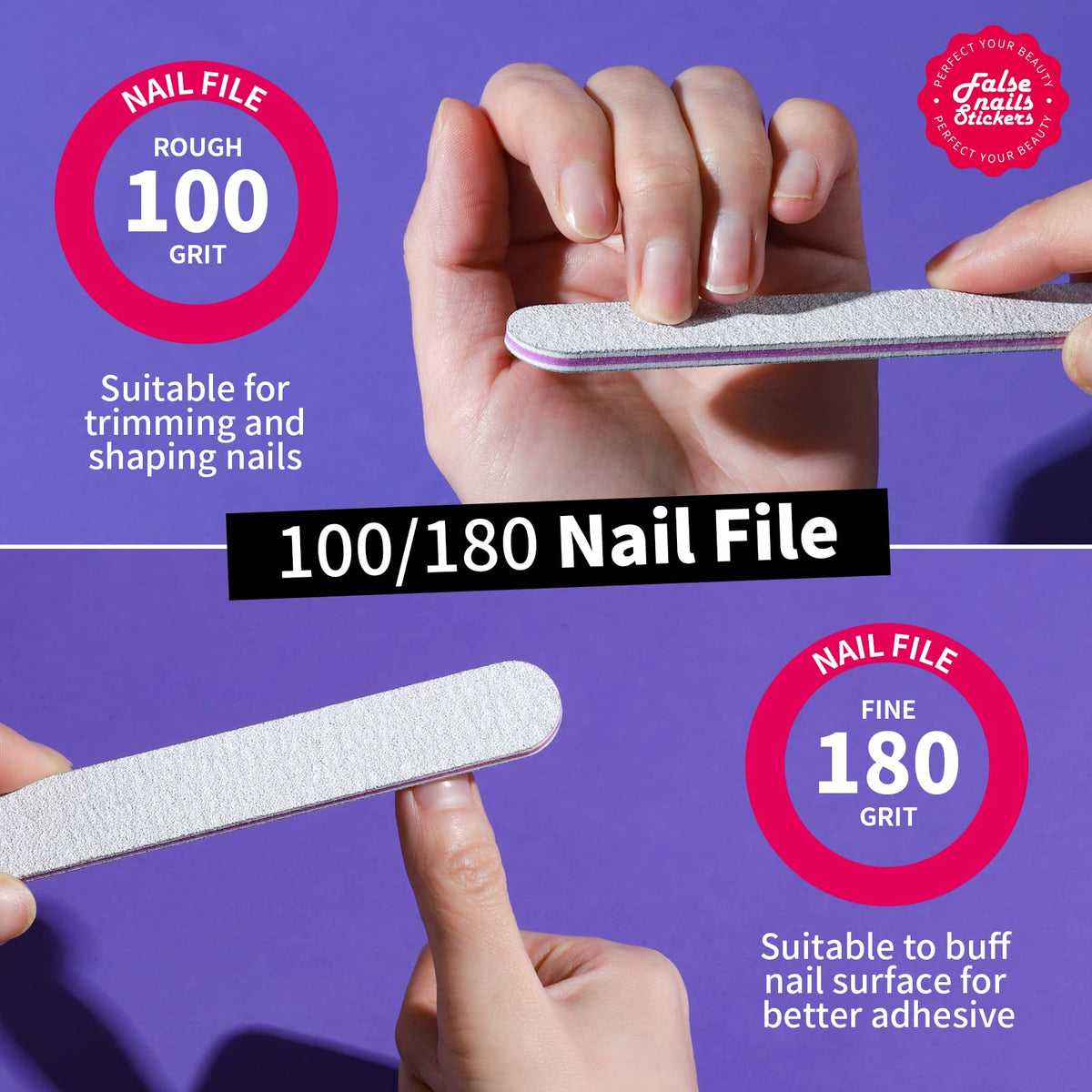 Teenitor spread of different tab sizes to match various nail widths