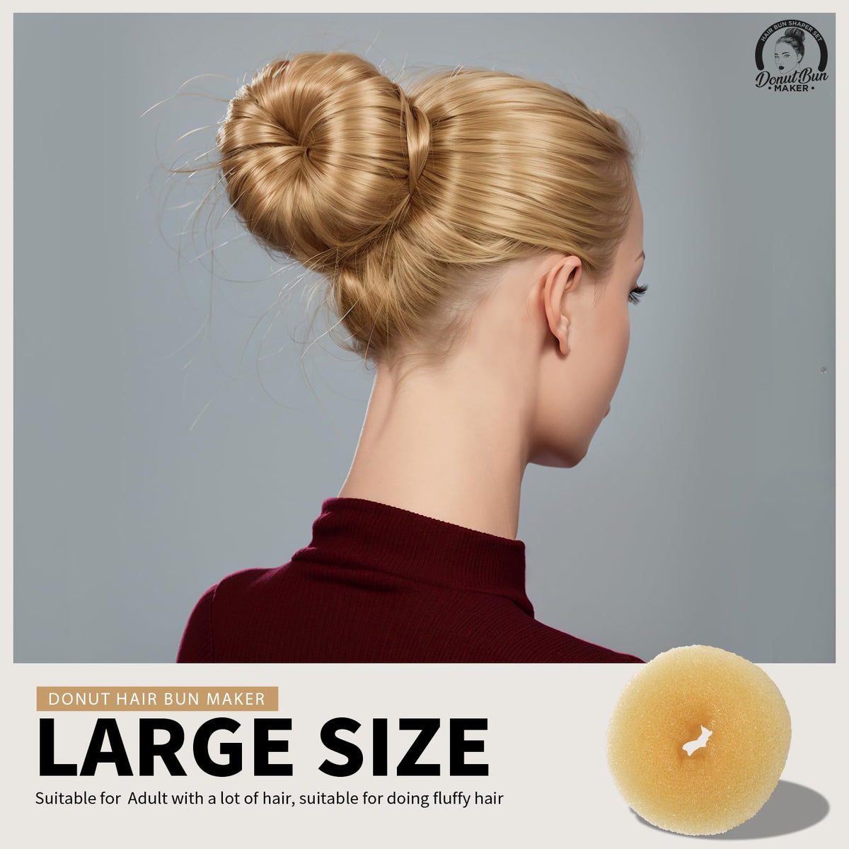 Teenitor small donut detail highlighting nylon foam and gentle support
