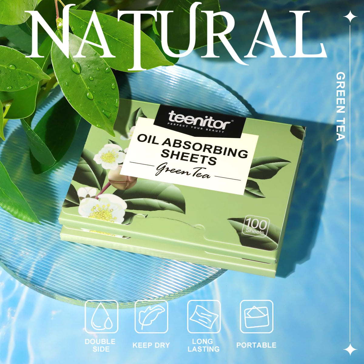 Teenitor sheet texture detail highlighting durable natural linen