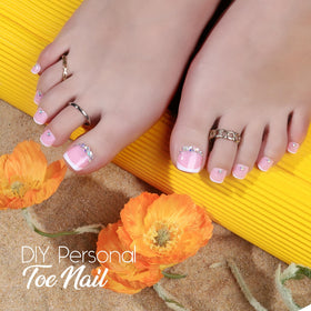 Teenitor nail file and stainless steel cuticle pusher for tidy prep