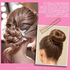 Teenitor arranged pin lengths demonstrating choice for fine to thick hair hold