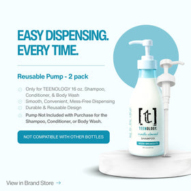 Teenology on bathroom shelf in lifestyle scene implying daily routine benefit
