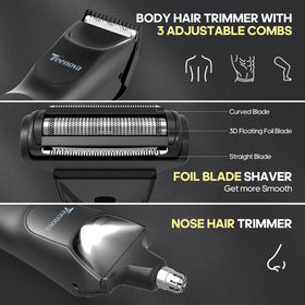 TEENOVA foil shaver head detail for smooth close finish and comfort