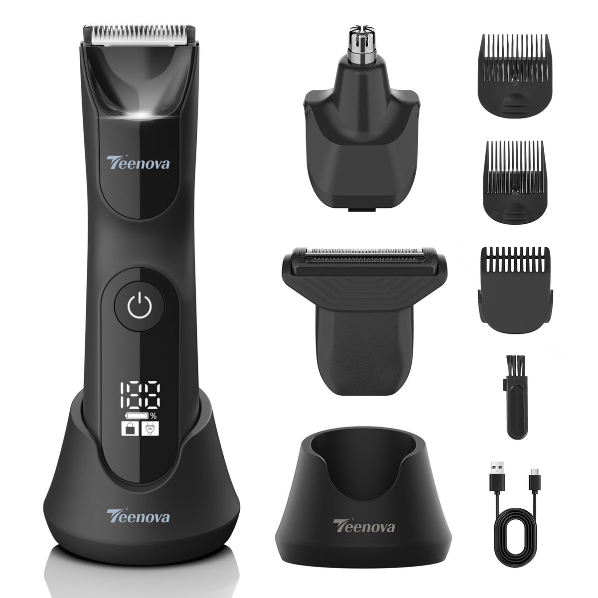 TEENOVA front view showing ergonomic body and controls for comfortable grip