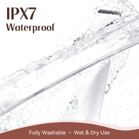 TEENOVA trimmer used in shower proving IPX7 waterproof benefit for wet shaving