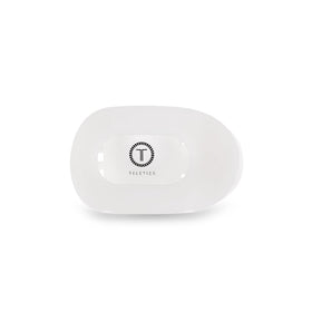 TELETIES Coconut White front view showing curved comfortable design and secure hold