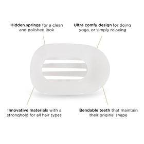 TELETIES medium clip securing hair in a bun for no-slip convenience
