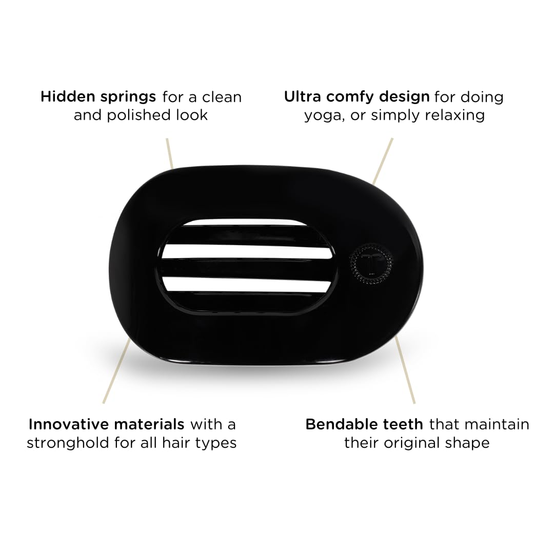 Teleties clip used while lying down demonstrating comfort and low profile