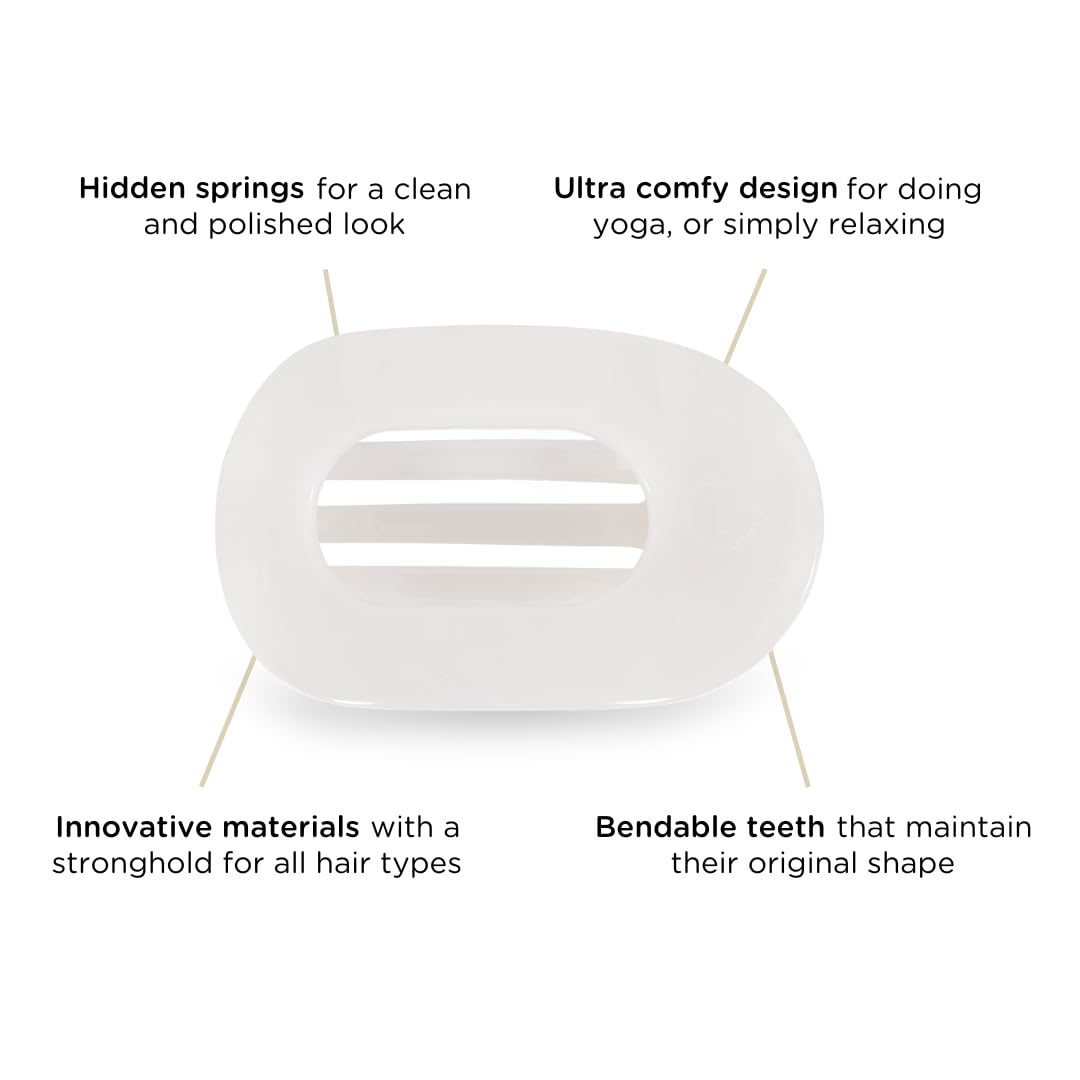 TELETIES side profile demonstrating curved design that prevents pressure when lying down
