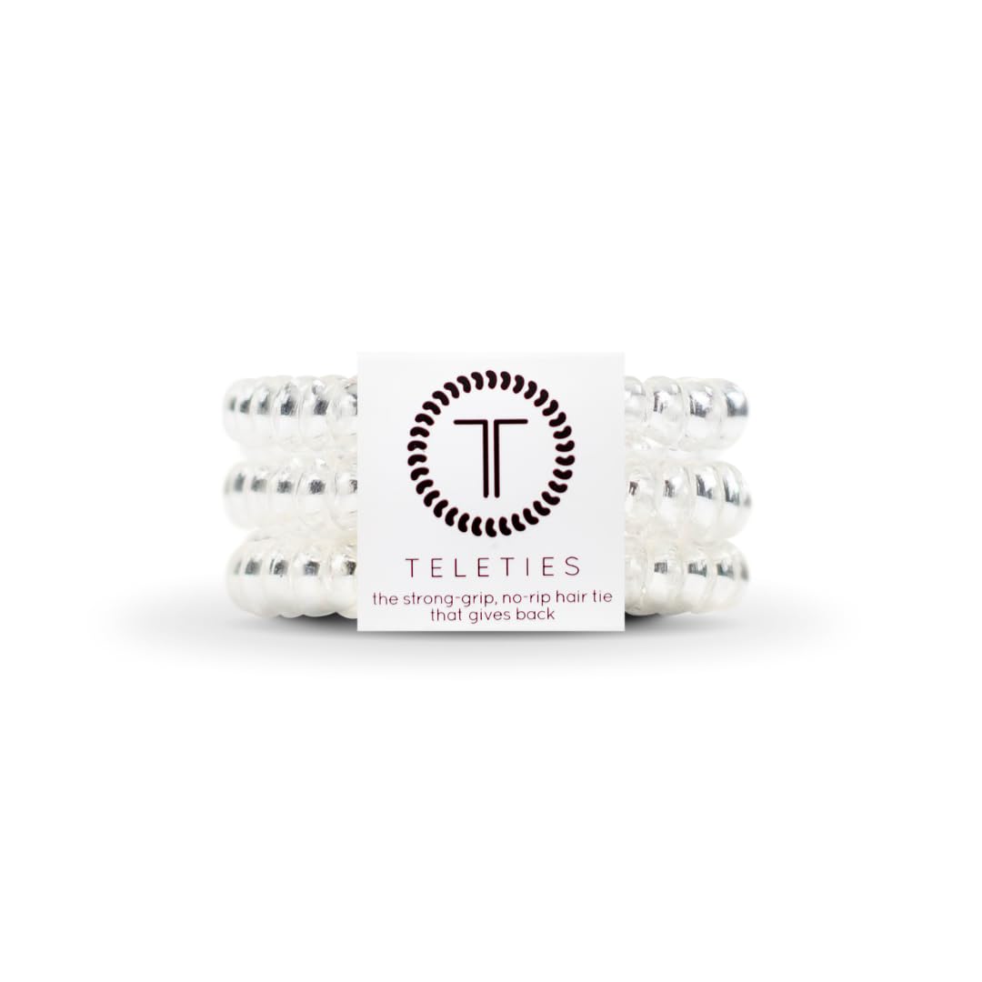 TELETIES front packaging crystal clear small showing three coils and discreet look