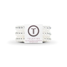 TELETIES front packaging crystal clear small showing three coils and discreet look
