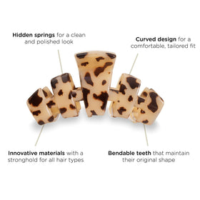Teleties hidden spring detail highlighting smooth look and reliable tension