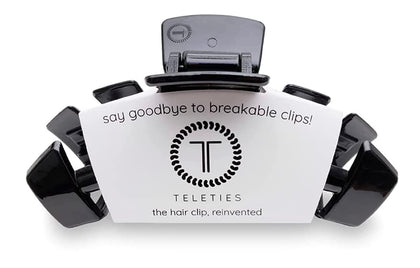 TELETIES large clip front view showing sleek design and strong grip