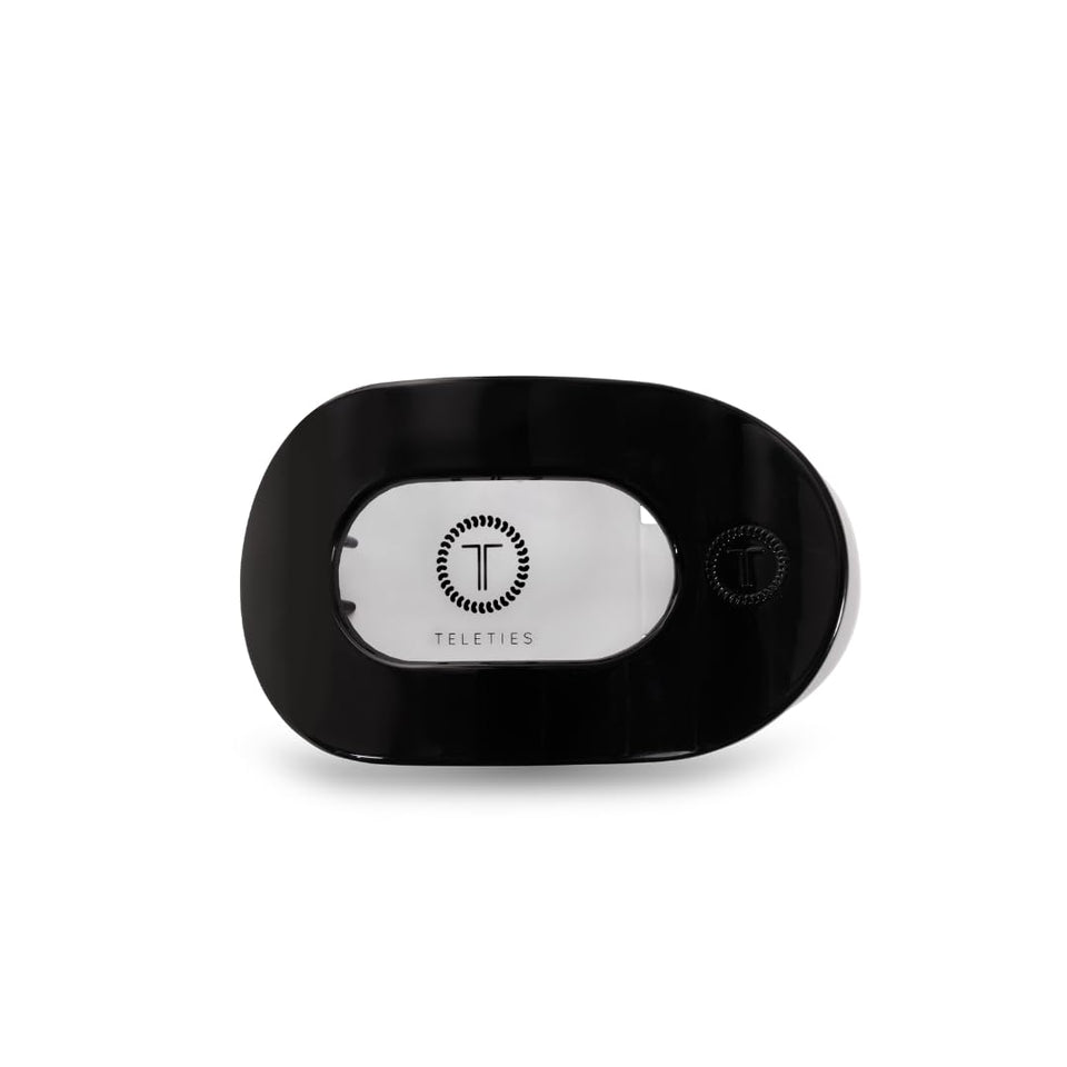 TELETIES large flat clip front view shows sleek profile and secure hold
