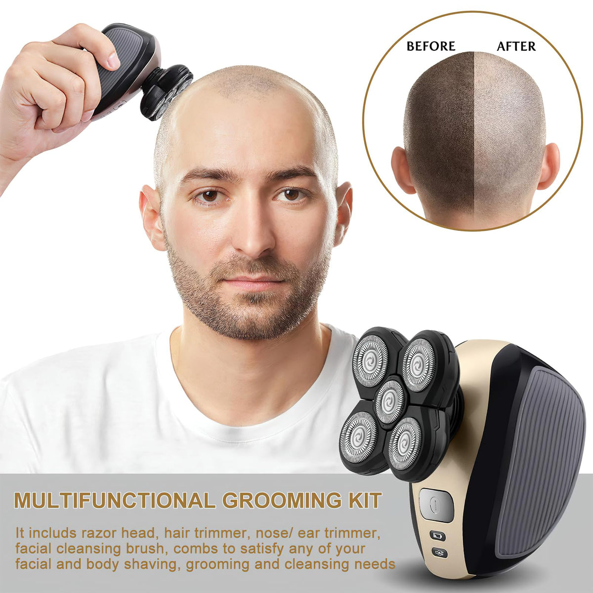 Telfun ergonomic handle gripped to show precise control advantage
