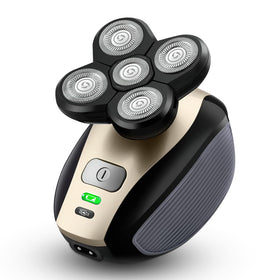 Telfun front view showing shaver and benefits of cordless convenience