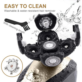 Telfun in shower illustrating IPX7 waterproof use safety