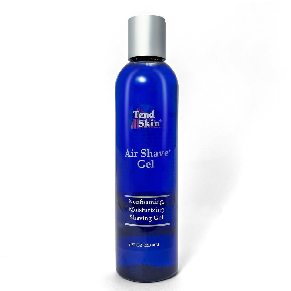 Tend Skin front packaging showing 8 oz bottle and product branding for clear identification