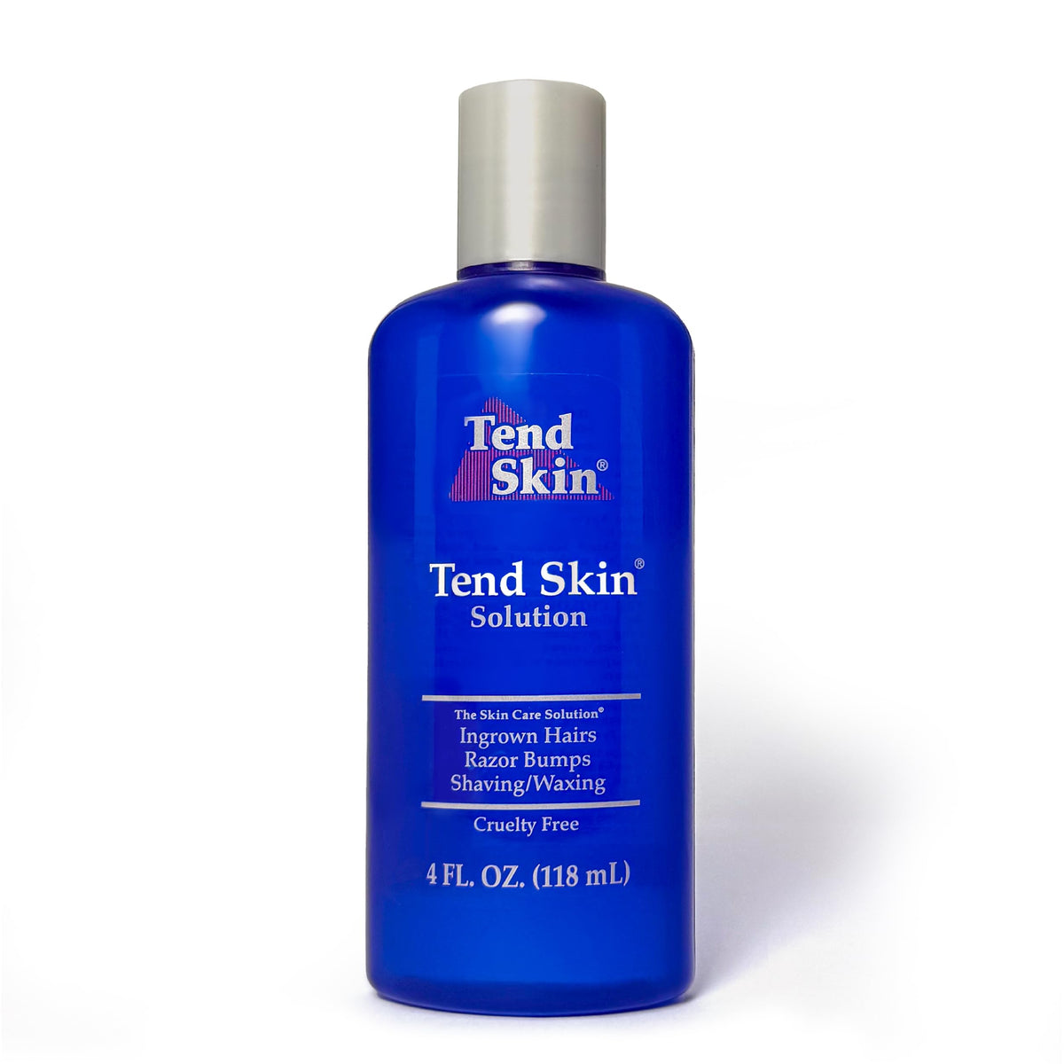 Tend Skin front bottle showing packaging and easy application benefit