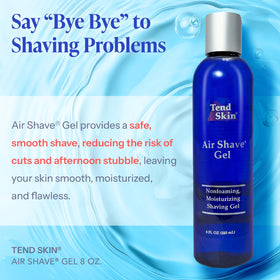 Tend Skin gel texture close-up demonstrating smooth lubricating consistency for better glide
