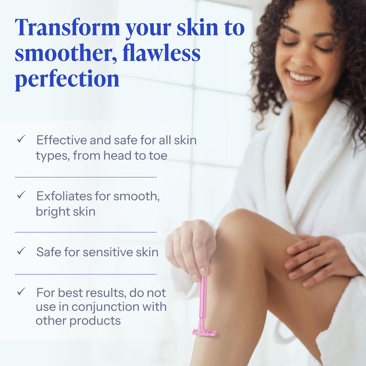 Tend Skin clear droplet texture detail showing lightweight absorption benefit